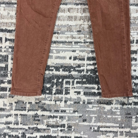 American Eagle Brown Corduroy Highrise Skinny Pants Size 2 Long - Picture 5 of 12